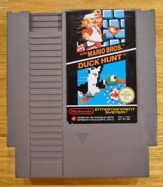 Super Mario bros. / Duck hunt NES Nintendo Entertainment System.