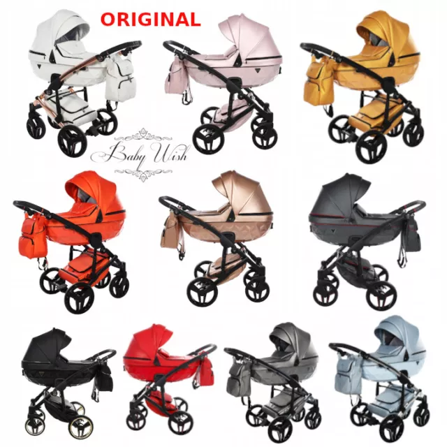 JUNAMA S-CLASS V2 BABY PRAM  2in1 3in1 ISOFIX + CARRYCOT + PUSHCHAIR + CAR SEAT