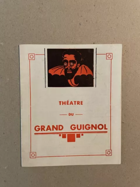 Programme Théâtre du Grand Guignol - TBE