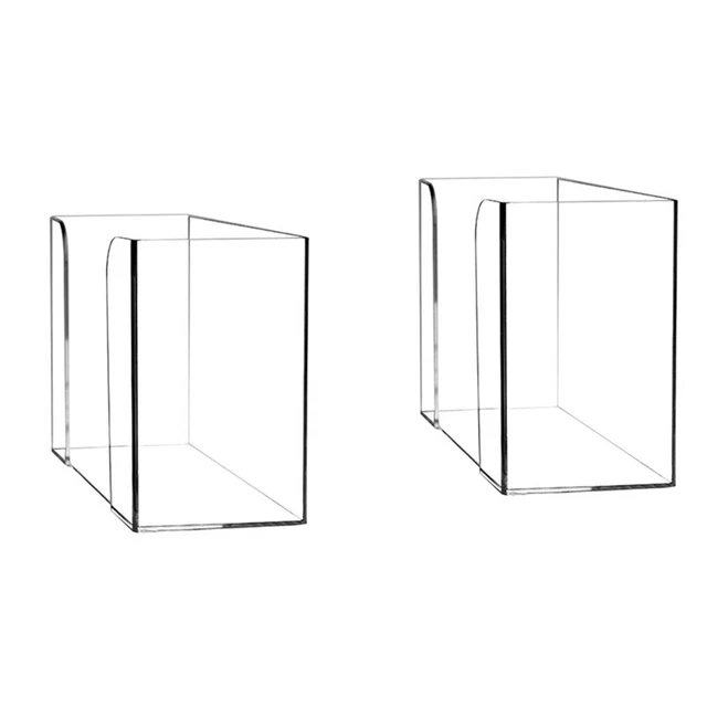 2 pz dispenser asciugamani da banco supporto asciugamani per ospiti trasparente per Z-Fold J7T6