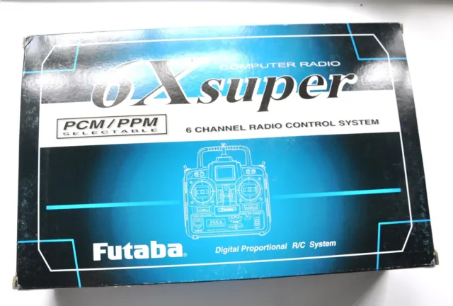Vintage FUTABA 6X SUPER 6-Channel Radio Control System NOS FREE SHIPPING