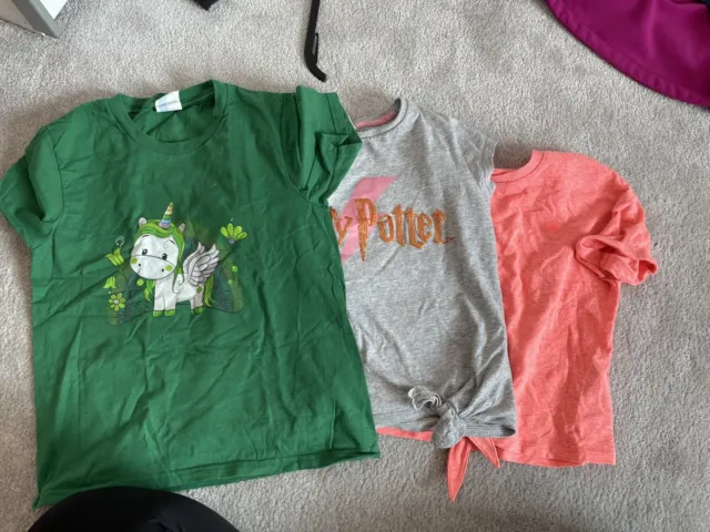 Girls Age 8-9 T-shirt Bundle (x3)