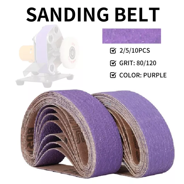 30x330mm Zirconia Sanding Belt Abrasive F Metal Wood Grinding Sander Grit 80/120