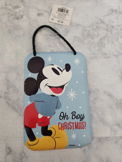 Mickey mouse oh boy  Christmas Power Panel Ornament Disney New