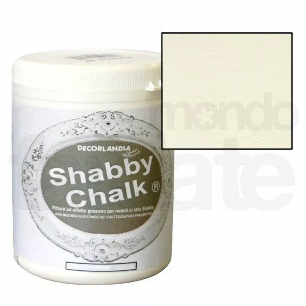 Shabby Chalk Panna ml 500 - Vernice Decorlandia - Colore Pittura stile S. Chic