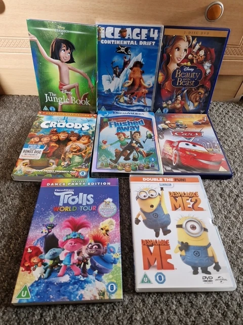 CHILDREN S DISNEY DREAMWORKS UNIVERSAL DVDS Bundle Of 8 Movies 13 45 children-s-disney-dreamworks-universal-dvds-bundle-of-8-movies-13-45