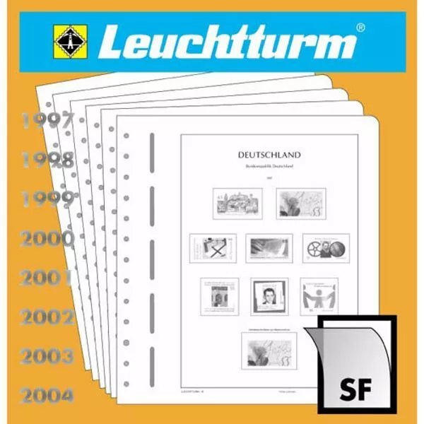 LEUCHTTURM feuil. compl. SF RFA -paires horizontales (sériecourante) 2019