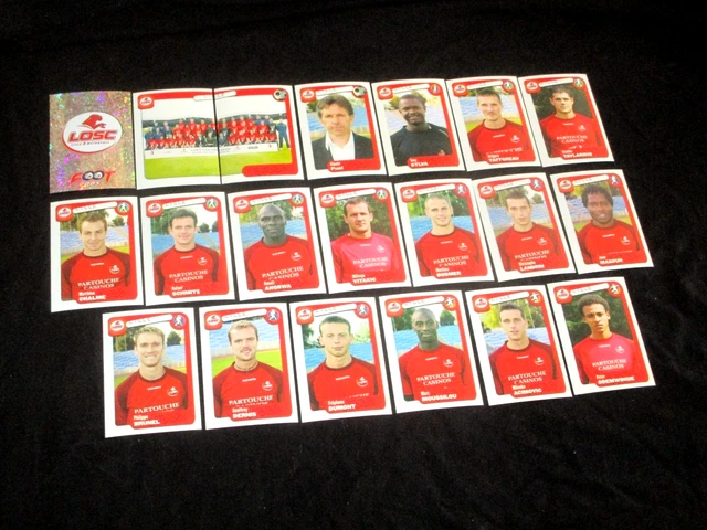 LILLE LOSC HAZARD CHAMPION Equipe complete panini FOOT 2011 FOOTBALL 26