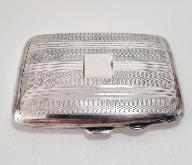 colibri monopol cigarette case Vintage chrome plate Colibri Monopol cigarette case lighter
