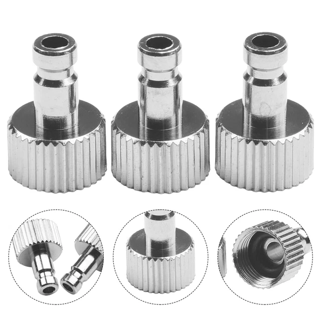 Adaptateur coupleur aérographe premium 3 pièces pour une libération rapide et