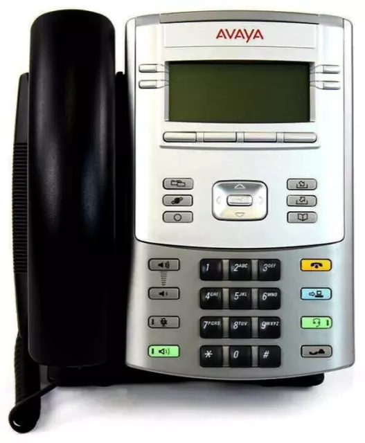 Avaya 1120E VoIP Deskphone - NTYS03 - Power Over Ethernet IP Phone - Dark Grey