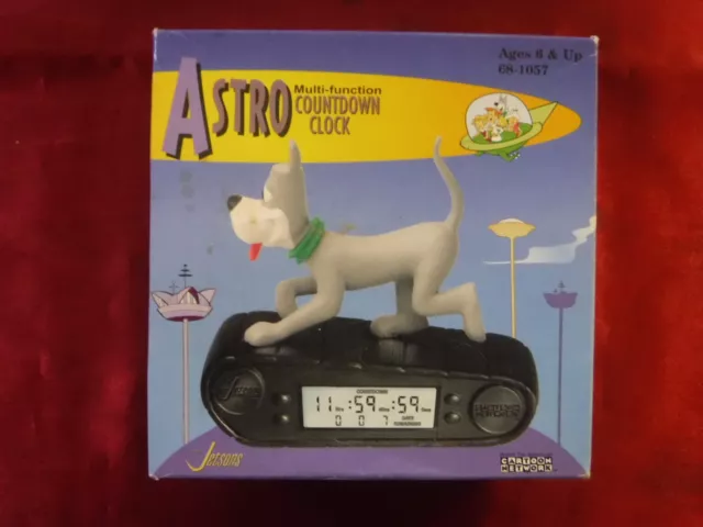 Jetsons Astro Multi-Function Countdown Alarm Clock Christmas Ornament FREE SHIP