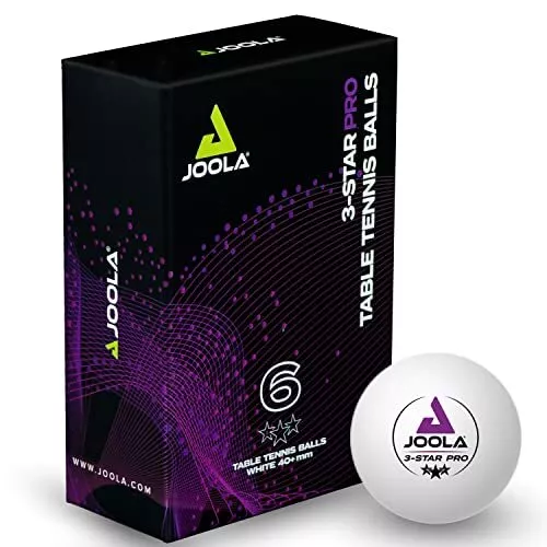 JOOLA 3-Star PRO Table Tennis Balls 40+mm Diameter, 3-Star Premium Table Tennis