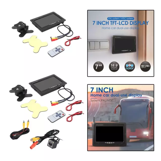 7 Zoll Farbe LCD Rückfahrmonitor 1024x600 LKW Einparkhilfe Kit