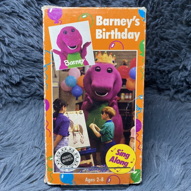 Barney Barneys Birthday Vhs 1992 The Lyons Group Tape Classic Kids Barney Barneys Birthday Vhs 1992 The Lyons Group Tape Classic Kids