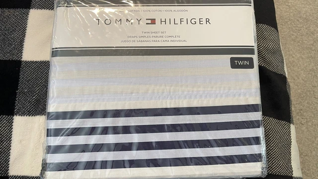 tommy hilfiger twin sheets (straight)