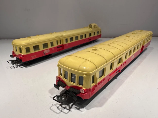 ECH Ho AUTORAIL X 4700 AVEC REMORQUE JOUEF SNCF