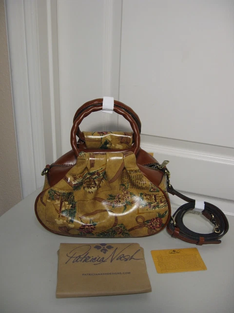 Patricia Nash Milburn Satchel/Cross/Body     My European Trip     Nwt