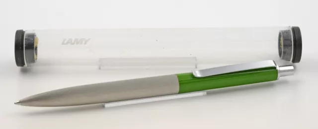 Vintage Lamy 225 Kugelschreiber Silber Grün ballpoint pen W.Germany green