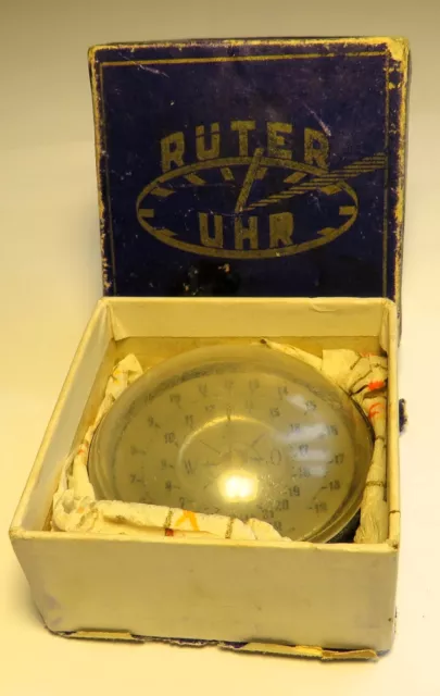 Sonnenuhr Dr. Rüter Berlin 1946 Fullset: OVP + Bedienungsanleitung antik