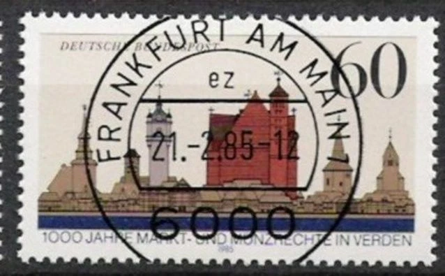 BUND Nr.1240 Verden 1985 Vollstempel ffm