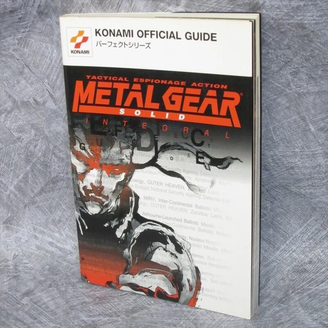 METAL GEAR SOLID INTEGRAL Guide Parfaite PlayStation 1 Livre 1999