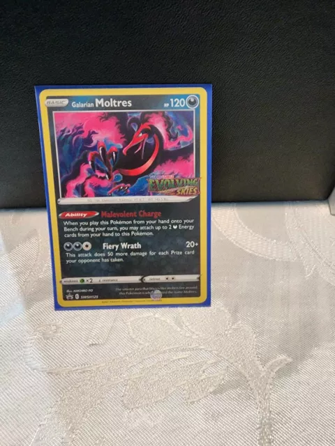 Galarian Moltres V Pokemon Card sI E 422/414 JAPANESE