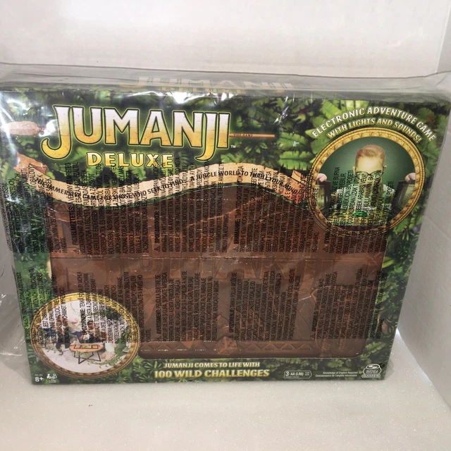 JUMANJI DELUXE BOARD Game, Immersive Electronic Version of The Classic