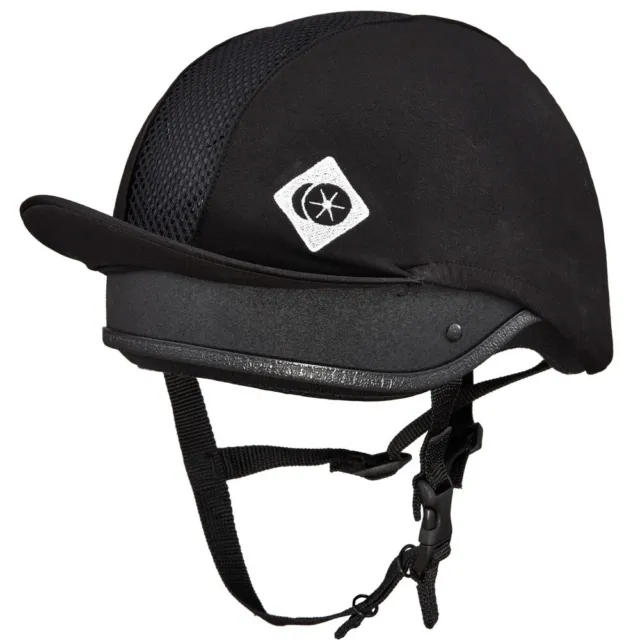 Charles Owen Young Riders Jockey Skull/Riding Hat Black, Hat silk NOT INCLUDED