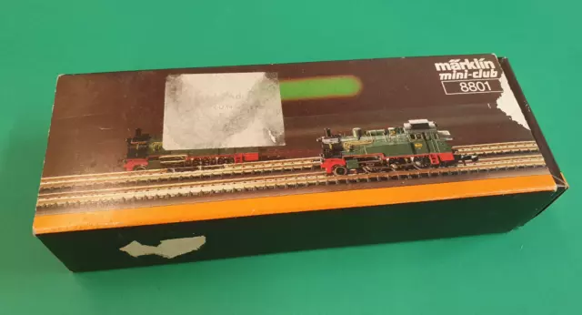 Märklin Spur Z 8801 Lok Belgische BR 96 wie Preussische T12 mini-club  OVP 1:220 2