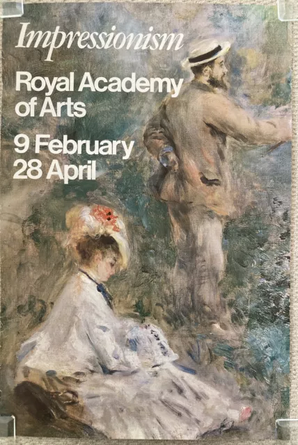 Vintage/Original/Impressionism/Art Exhibition Poster/Royal Academy