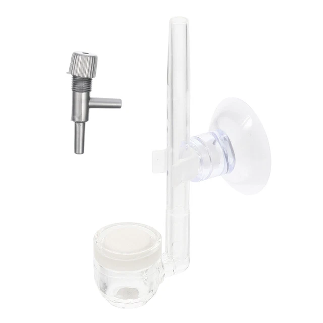 Pietra Per Aria Acquario - Rotonda, Diametro 6 Cm, Per Pompa Ad Aria, Con Collegamento Tubo 4mm