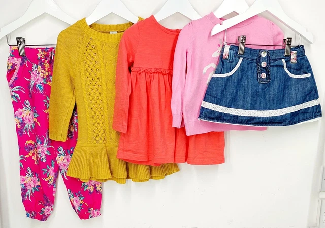 Pacchetto bambina Next F&F taglia 1-2 anni set 5 pezzi 12-24 M