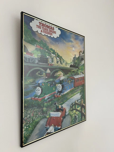 1992 FRAMED THOMAS The Tank Engine ScanDecor Poster - Hard To Find £49. ...
