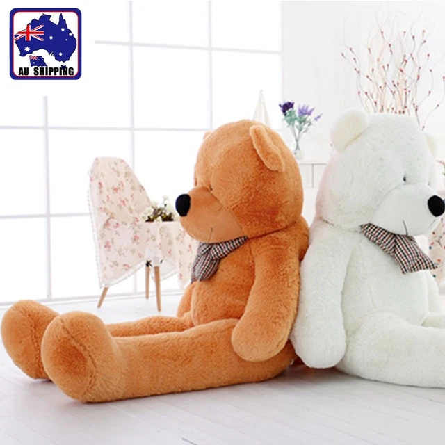 1.6m 1.8m 2m Large Huggable Plush Toy Teddy Bear Doll White Brown Pink GBEA313