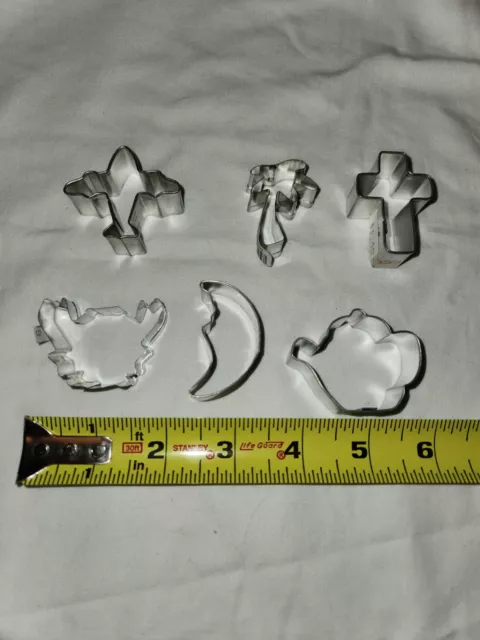 Palm Tree Cross Teapot Plane + More Miniature Bite Size Cookie Cutter Fondant