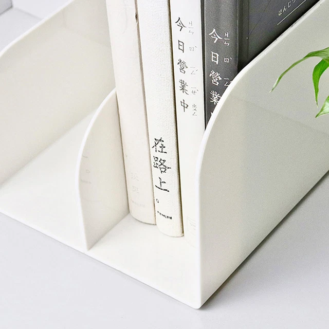 Desktop Book Ends Folder Rack Office Organizer Storage Box Book Stand Supplies