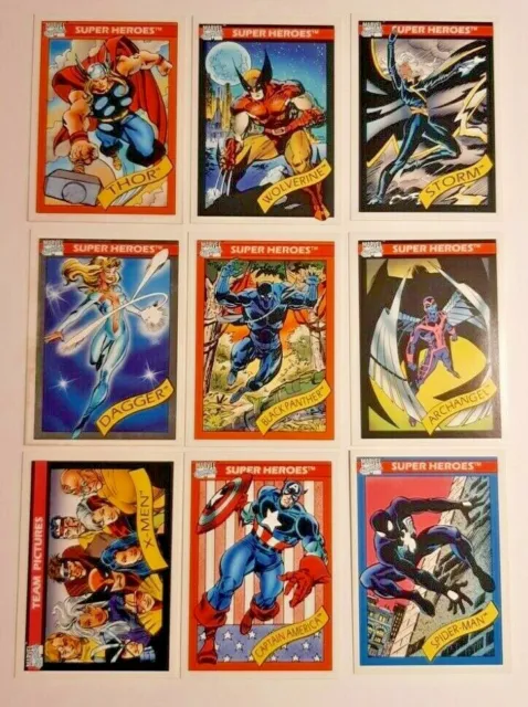 1990 Impel Marvel Universe Series 1 Trading Cards, You Pick, Finish Your Set 2