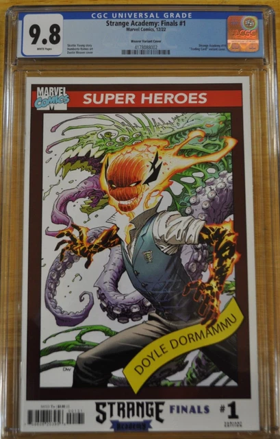 🔥 Strange Academy Finals #1 Weaver Variant CGC 9.8 NM/M Gorgeous Gem Wow🔥