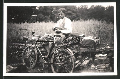 hans lange aus erfurt schrittmacher r goebel radrennfahrer fahrrad motorrad