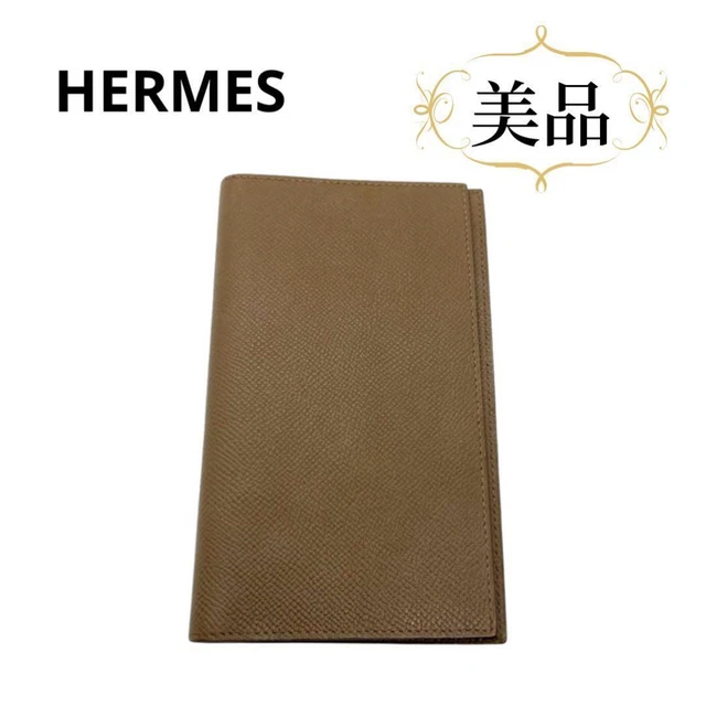 Hermes notebook cover Agenda Vision brown W10.5 x H17.3 x D1.8 cm T engraved Use