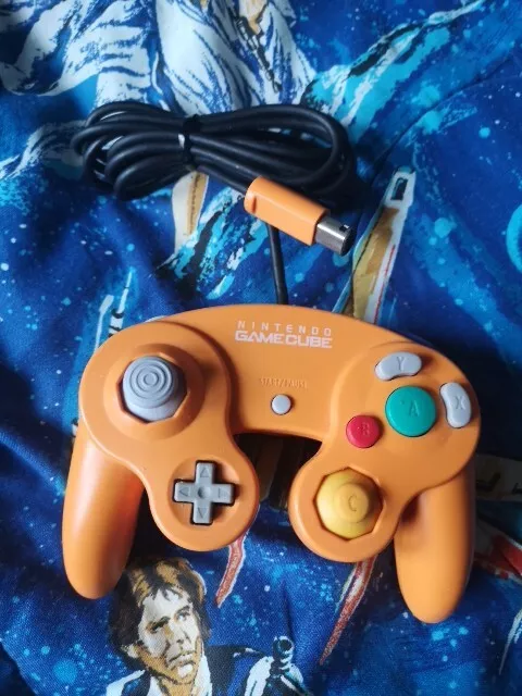 Official Nintendo Gamecube Controller Genuine Gamepad Spice Orange DOL-003