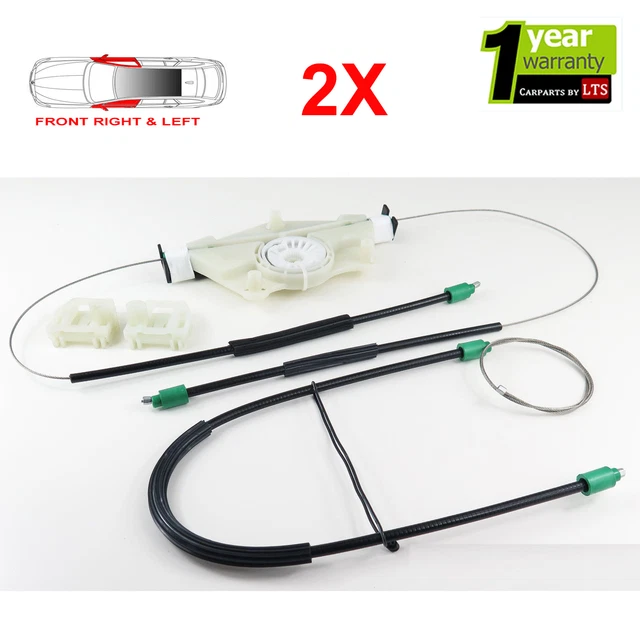 Skoda Fabia Electric Window Regulator Repair Kit  Front Left And Right 2X