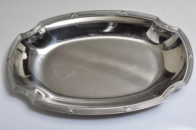 WMF Antique Dish Cromargan Germany Stainless Steel - 12 1/4" X 7 3/4"