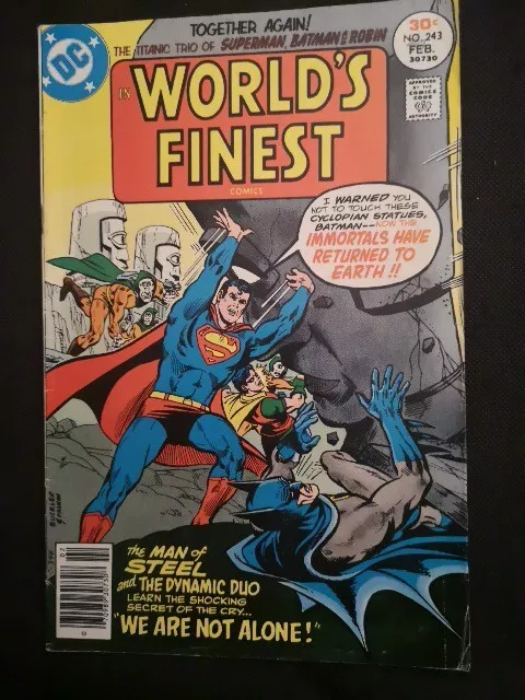 Weltbester Batman Und Superman 243 Dc Comics Klassischer Superheld