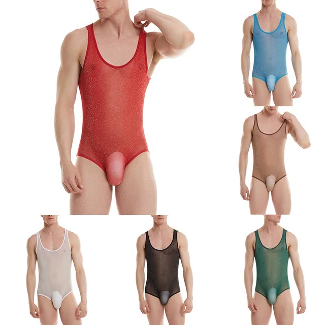 Maglietta da uomo a rete da pesce, in rete, con scollo rotondo, trasparente, senza maniche, sexy, traspirante, da uomo, in rete, per sport, palestra, clubwear, Nero , XXL