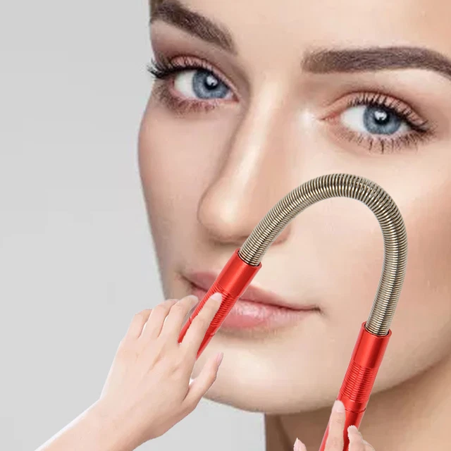 Hair Removal Spring Stainless Steel Spring Facial Hair Remover Easy Bending