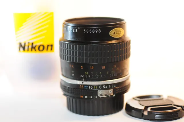 Nikon Micro Nikkor 55mm F/2.8 AI-S AIS PRIME MACRO lens for FA FM2N F3 FE F5 DF