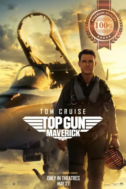 Top Gun Maverick 2022 Original Official Cinema Movie Film Print Premium Poster