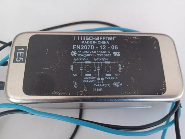 Schaffner EMI Filter  / Entstör Filter  FN2070-12-06  110/250V   50-60 Hz  / 12A